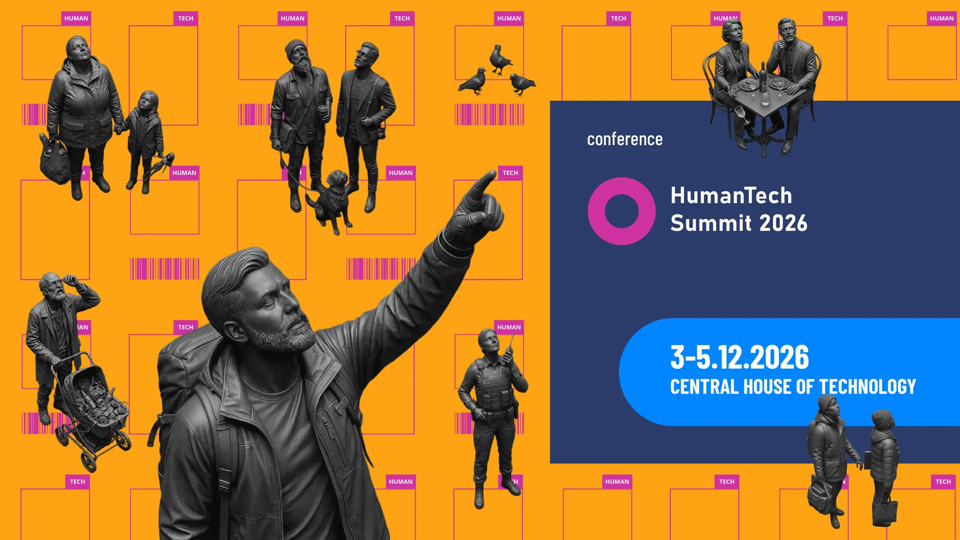 HumanTech Summit 2026, 3-5 December 2026, Central House of Technology (CDT), Warsaw